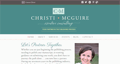 Desktop Screenshot of christimcguire.com